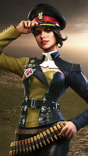 The Graceful Gunslinger, Paloma In Free Fire Game Wallpaper