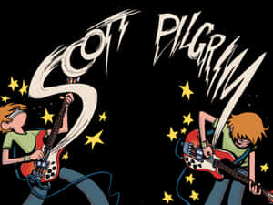 The Guitar Of Scott Pilgrim Wallpaper