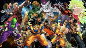 The Heroes Of The Dragon Ball Z Universe Wallpaper