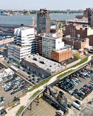 The High Line Park Aerial Portrait Wallpaper