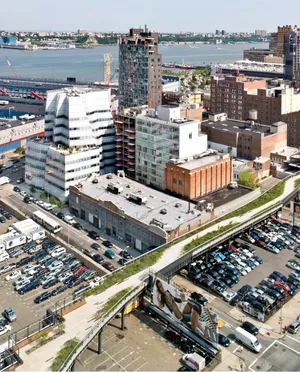 The High Line Park Aerial Portrait Wallpaper