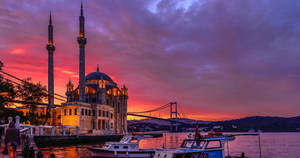 The Historic Beauty Of Istanbul From The Corner Of Hotel Finder In Turkey Wallpaper