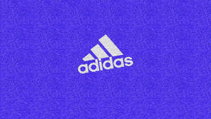 The Iconic Adidas Logo In Purple Wallpaper