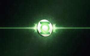 The Iconic Logo Of The Green Lantern Corps Wallpaper
