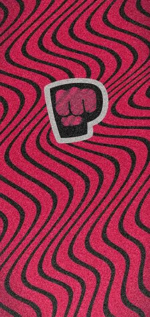 The Iconic Red Brofist Emblem Of Pewdiepie Wallpaper