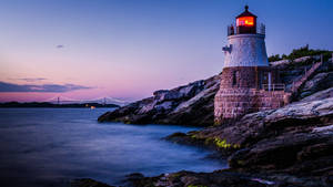 The Iconic Rhode Island's Lighthouse Wallpaper