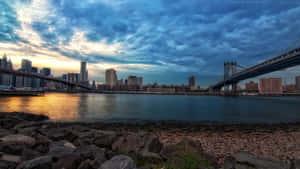 The Iconic Skyline Of New York City Wallpaper