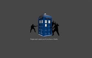 The Iconic Tardis Time Machine Wallpaper