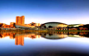 The Imposing Beauty Of The Adelaide Convention Center Wallpaper