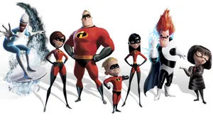 The Incredible Family Unites Wallpaper