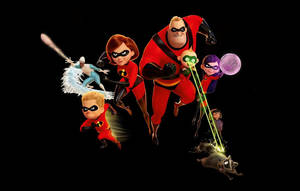 “the Incredibles Family Together Again For Incredibles 2!” Wallpaper