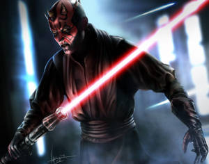 The Intimidating Sith Lord, Darth Maul Wallpaper