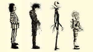 The Intriguing Edward Scissorhands - A Tim Burton Classic Wallpaper