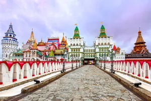 The Izmailovo Kremlin In Splendid Sunset Wallpaper