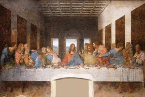 The Last Supper Famous Painting Wallpaper