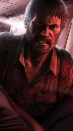 The Lastof Us Intense Character Artwork Wallpaper