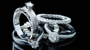 The Laying Jewelries Ring Wallpaper