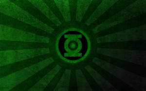 The Legendary Green Lantern Logo Wallpaper