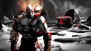 The Legendary Kratos, Unleashed In God Of War 3. Wallpaper