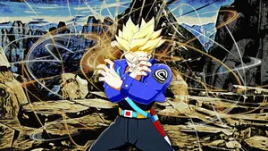 The Legendary Super Saiyan Trunks From Dragon Ball Z Wallpaper