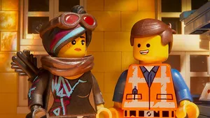 The Lego Movie Emmet And Wyldstyle Wallpaper
