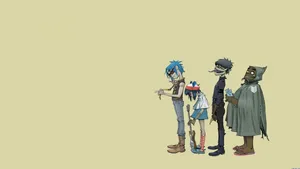 The Line-up Of Gorillaz. Wallpaper