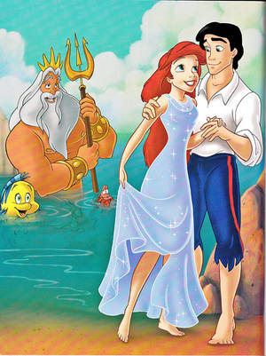 The Little Mermaid The Wedding Wallpaper