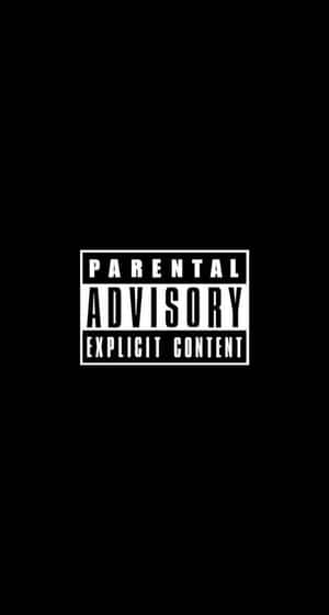 The Logo For Parental Advisory Explicit Content Wallpaper