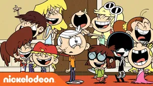 The Loud House Siblings Laughing Wallpaper