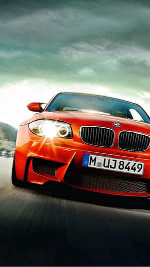 The Luxurious Red Car Iphone Wallpaper