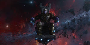 The Mad Titan Thanos Arrives Wallpaper