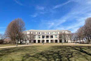 The Magnificent Kelvin Smith Library At Case Western Reserve University Wallpaper