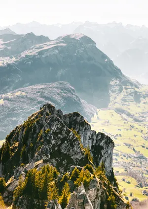 The Magnificent Rocky Mountains On A Crisp Morning Wallpaper