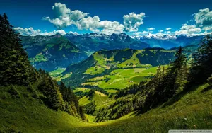 The Majestic Beauty Of Mountains Wallpaper