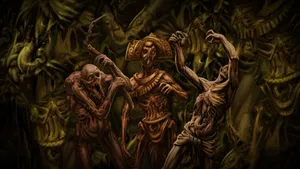 The Majestic Power Of An Aztec Warrior Wallpaper