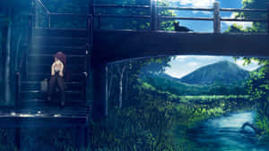 The Melancholy Beauty Of An Anime Girl Wallpaper