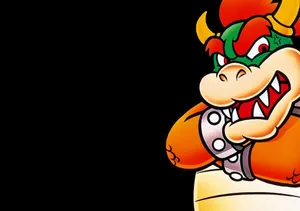 The Mighty Bowser Roars In Battle Wallpaper