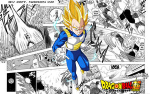 The Mighty Vegeta Reigns Supreme Wallpaper