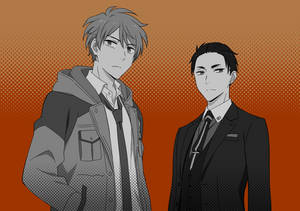 The Millionaire Detective Daiharu In Retro Wallpaper