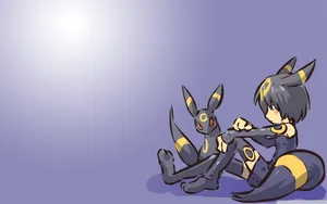 The Mysterious Night Walker, Umbreon Wallpaper