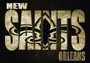The New Orleans Saints Striving For Victory Wallpaper