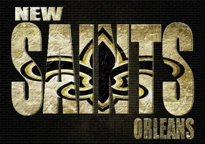 The New Orleans Saints Striving For Victory Wallpaper