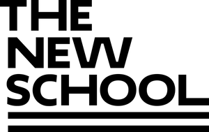 The New School Logo In Neue Font Wallpaper