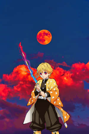 The New Zenitsu Phone – Compacted Power In Your Hands Wallpaper