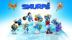 The Official Film Poster Of The Smurfs 2017 Movie Wallpaper