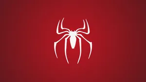 The Official Logo Of Spider-man On The Playstation 4 Wallpaper