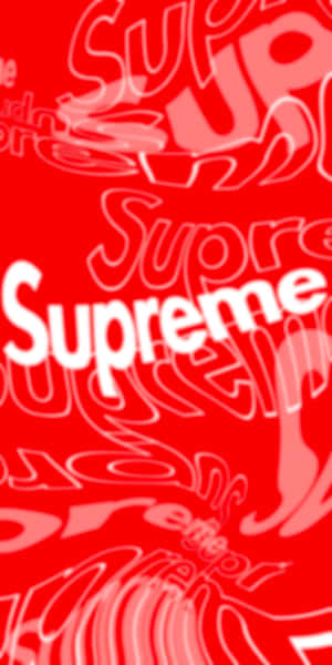 The Official Logo Of Supreme Wallpaper