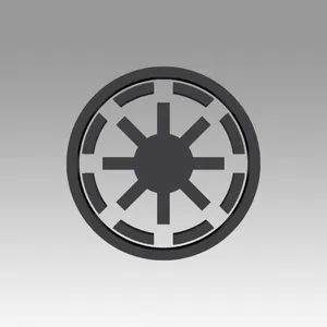 The Official Logo Of The Galactic Empire From The Star Wars Franchise. Wallpaper