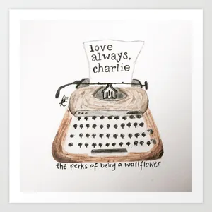 The Perks Of Being A Wallflower Typewriter Wallpaper