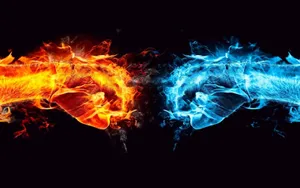 The Power Of A Single Flame. Wallpaper